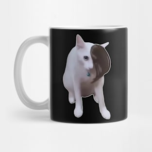 Emo Cat Hair Flip meme Mug